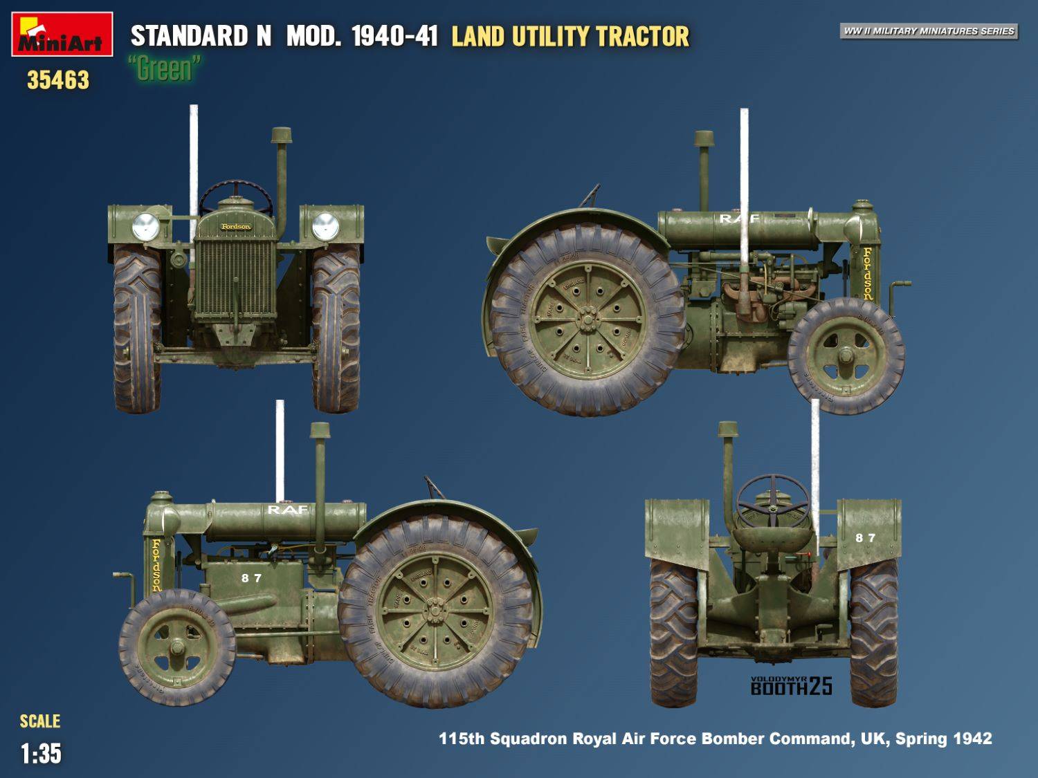 STANDARD N Mod. 1940-41 LAND UTILITY TRACTOR “Green” – Image 3