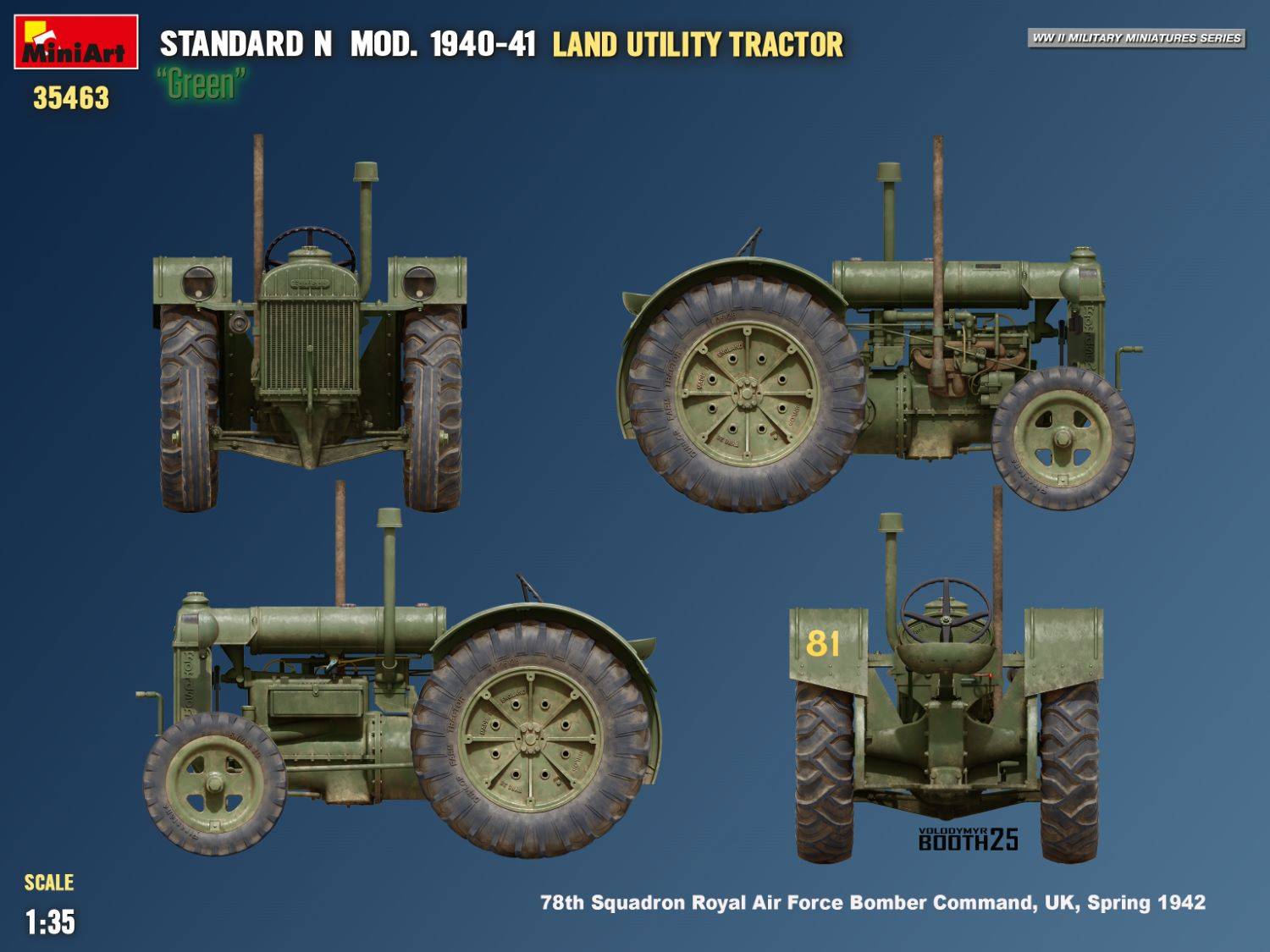 STANDARD N Mod. 1940-41 LAND UTILITY TRACTOR “Green” – Image 5