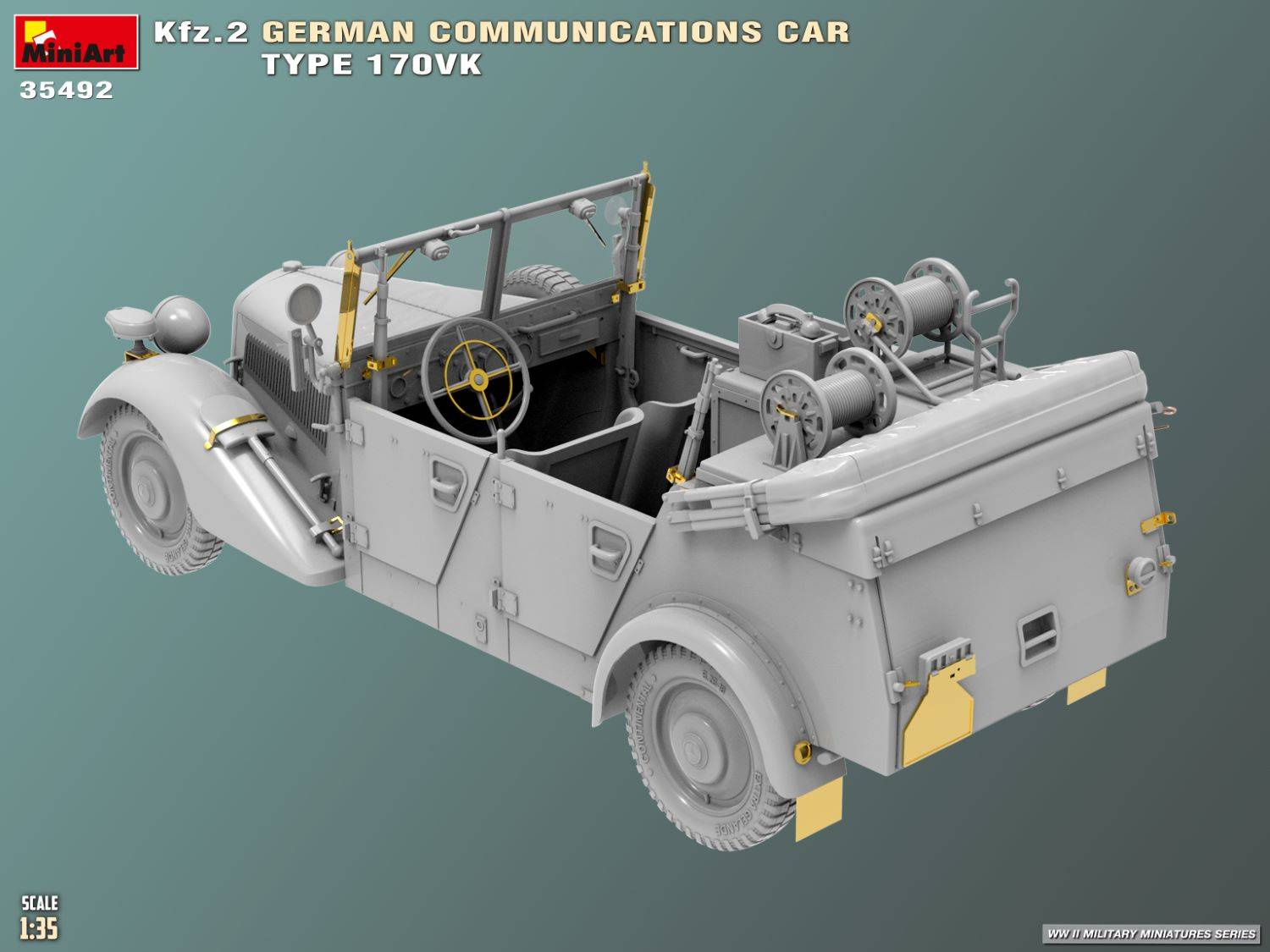 Kfz.2 GERMAN COMMUNICATIONS CAR TYPE 170VK – Image 5