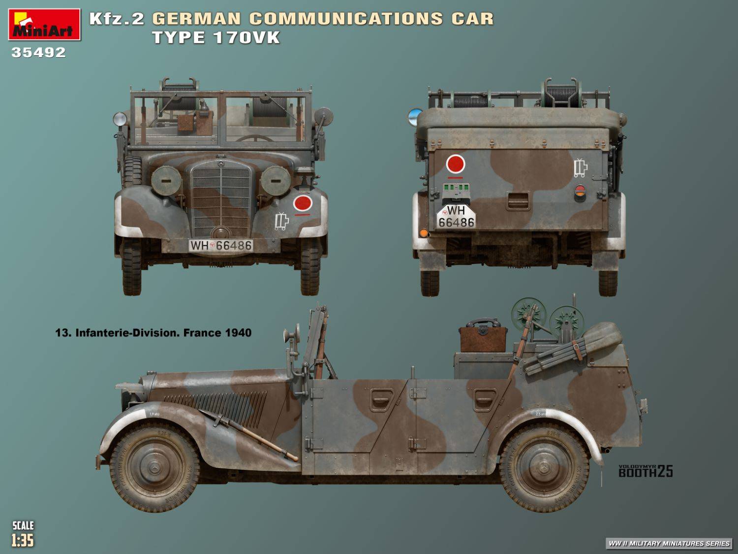 Kfz.2 GERMAN COMMUNICATIONS CAR TYPE 170VK – Image 13