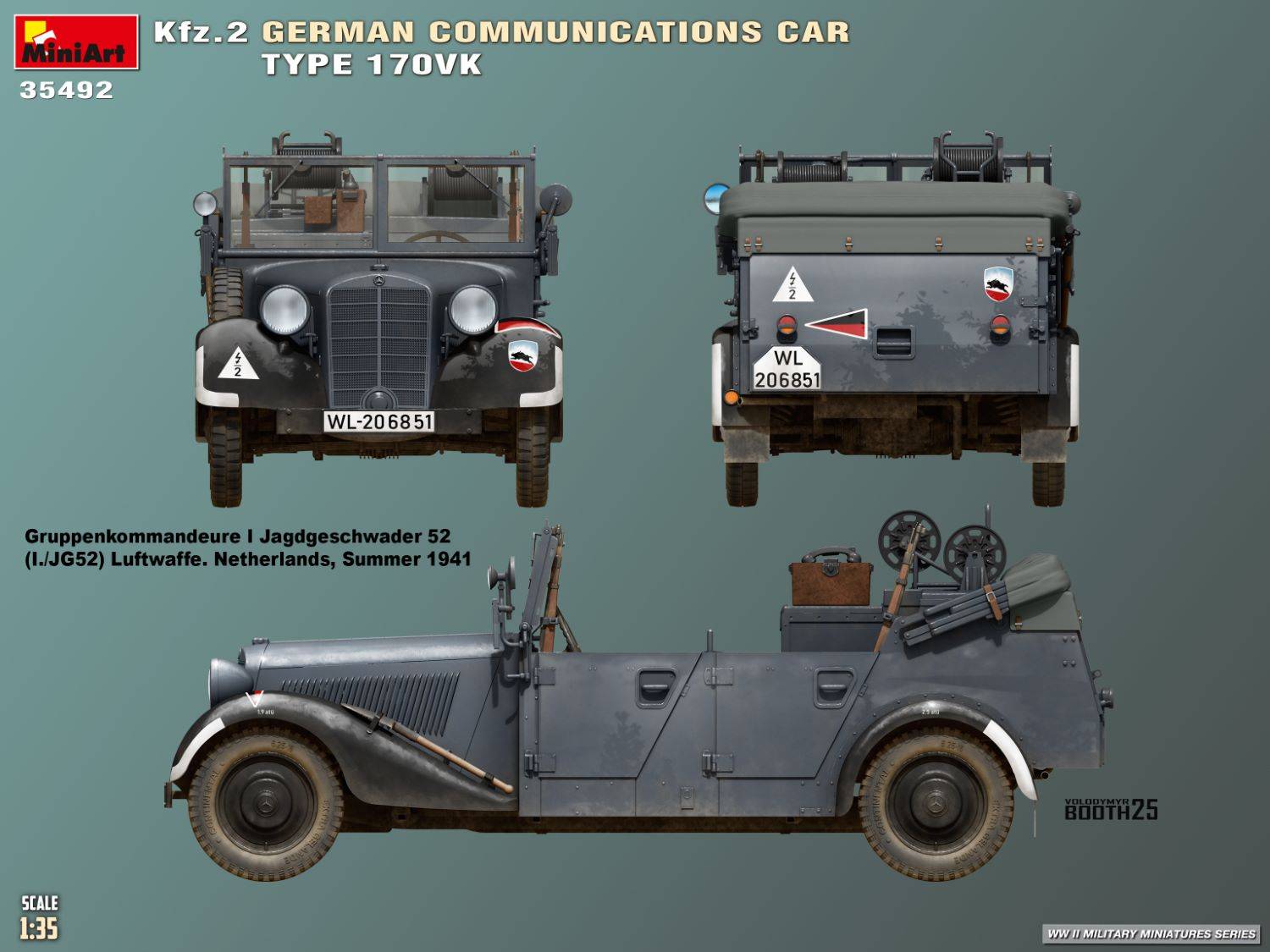 Kfz.2 GERMAN COMMUNICATIONS CAR TYPE 170VK – Image 14