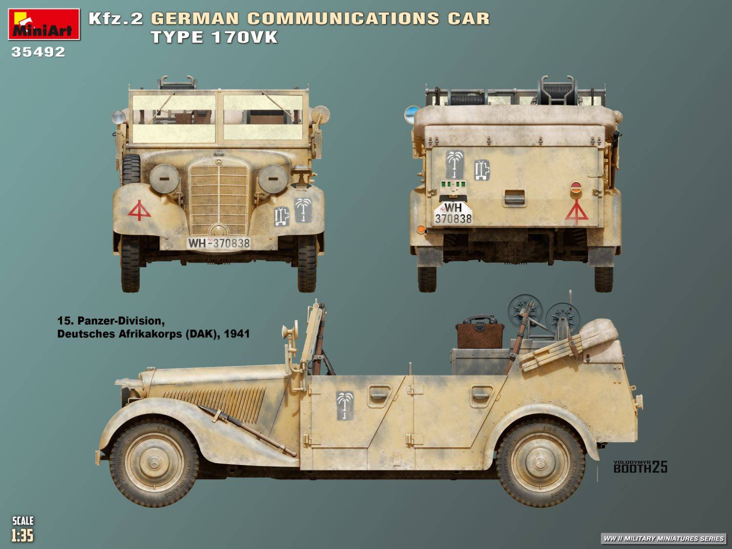 Kfz.2 GERMAN COMMUNICATIONS CAR TYPE 170VK – Image 15