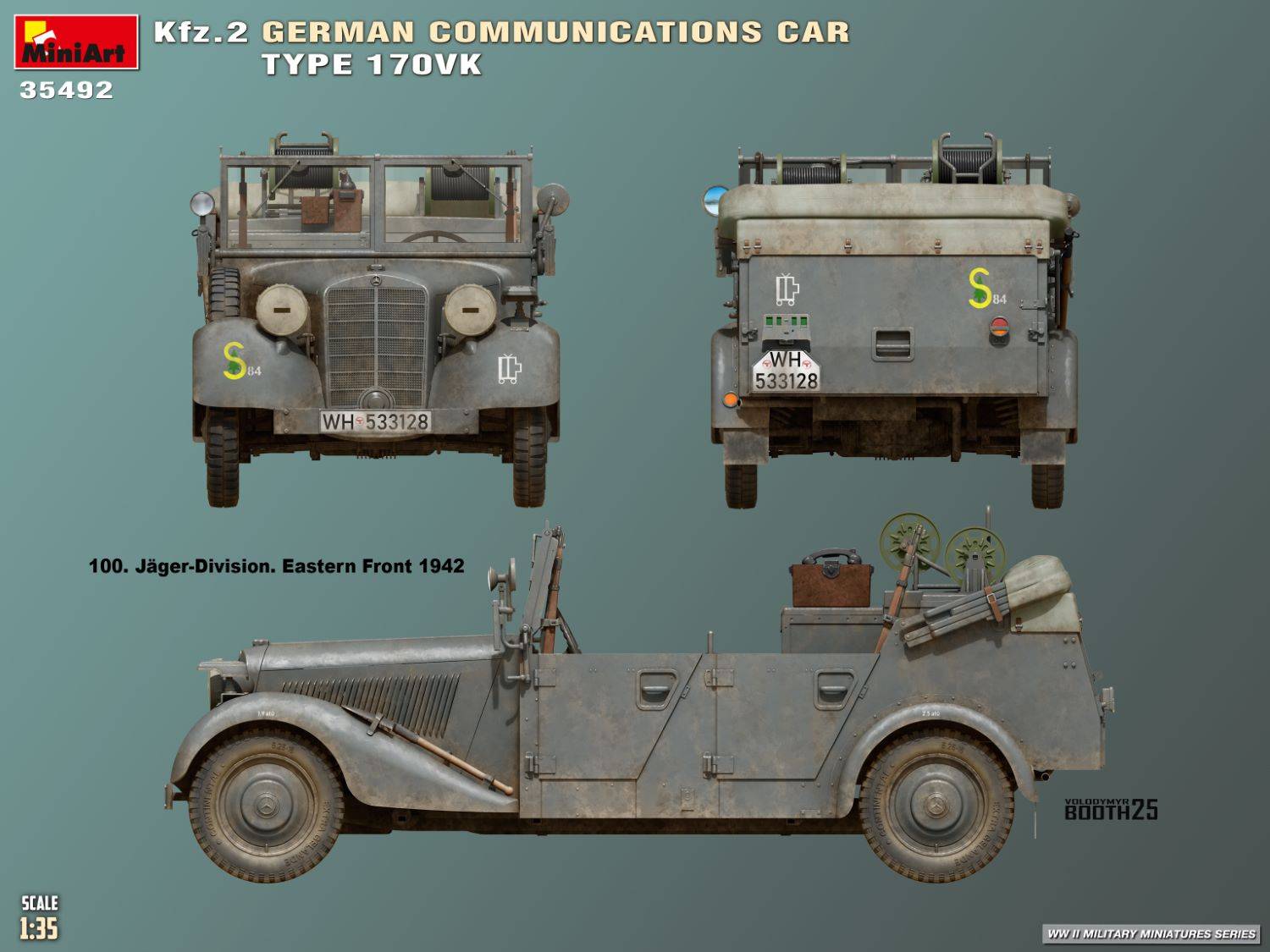 Kfz.2 GERMAN COMMUNICATIONS CAR TYPE 170VK – Image 16