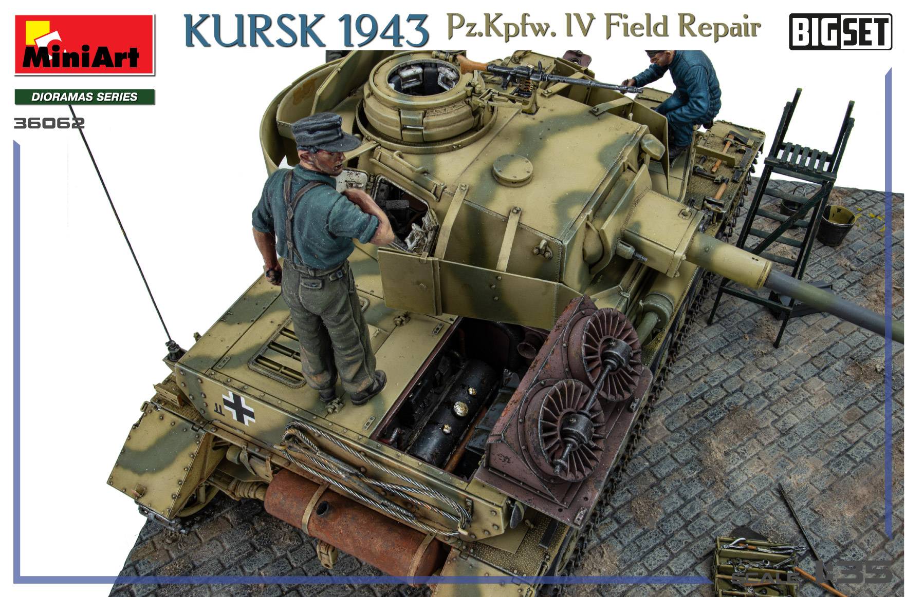 KURSK 1943 Pz.Kpfw. IV Field Repair BIG SET – Image 9