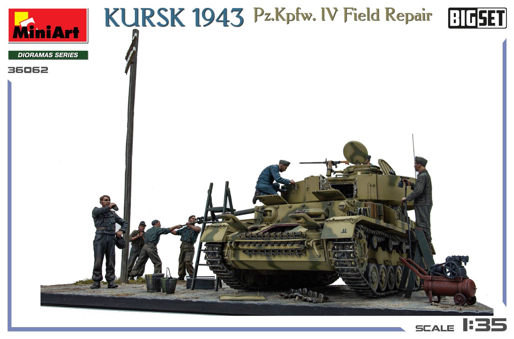 KURSK 1943 Pz.Kpfw. IV Field Repair BIG SET – Image 12