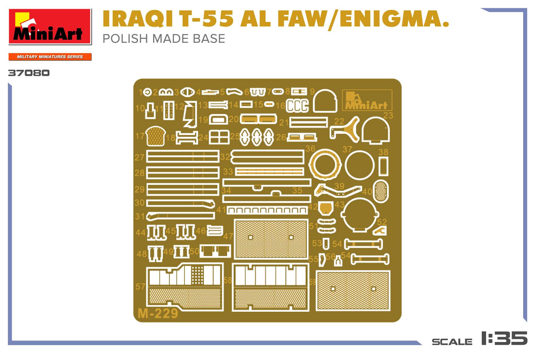IRAQI T-55 AL FAW/ENIGMA. POLISH MADE BASE – Image 2