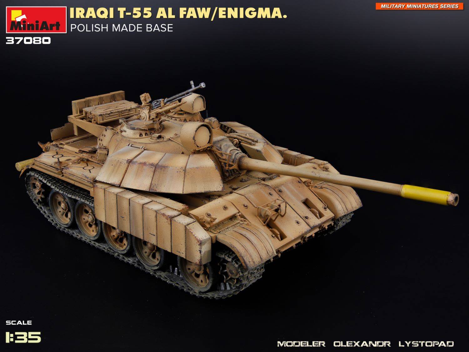 IRAQI T-55 AL FAW/ENIGMA. POLISH MADE BASE – Image 5