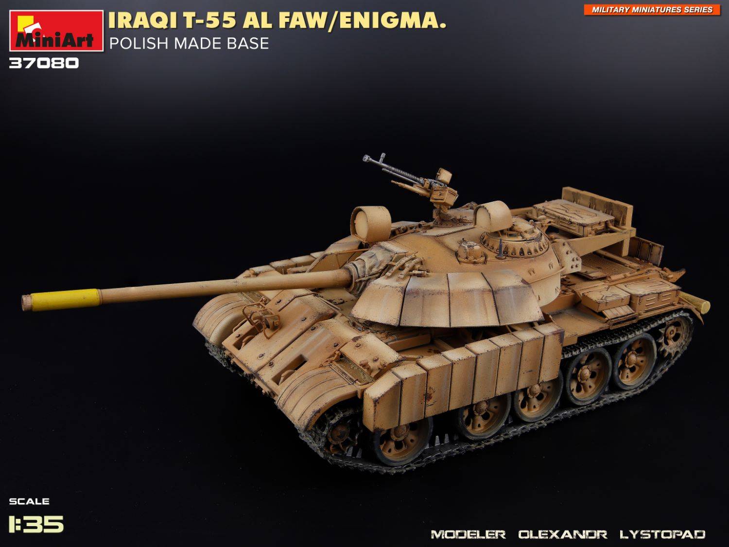 IRAQI T-55 AL FAW/ENIGMA. POLISH MADE BASE – Image 6