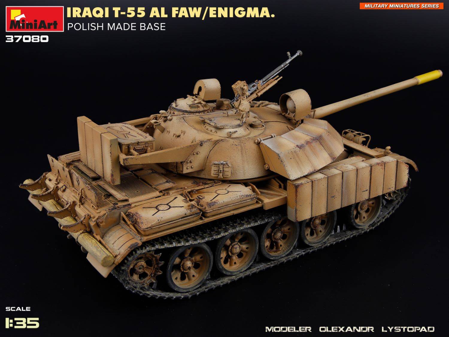 IRAQI T-55 AL FAW/ENIGMA. POLISH MADE BASE – Image 7