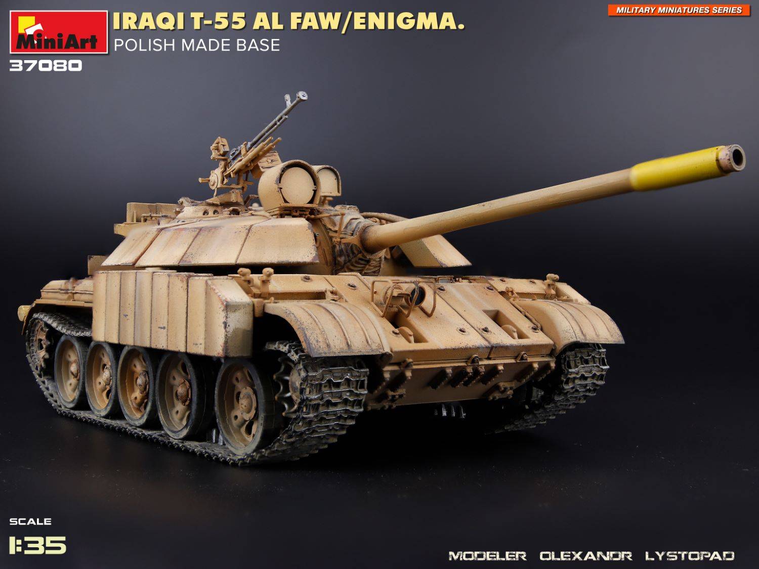 IRAQI T-55 AL FAW/ENIGMA. POLISH MADE BASE – Image 11