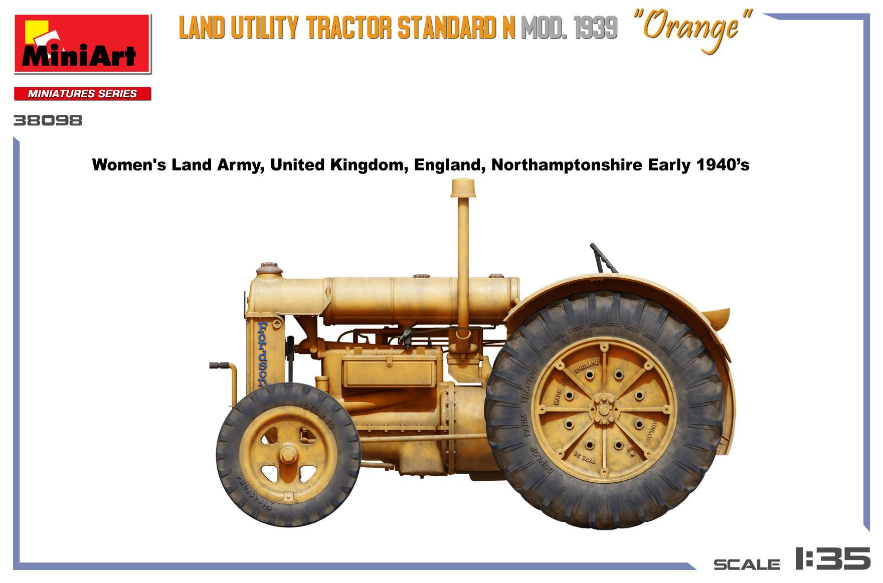 LAND UTILITY TRACTOR STANDARD N “Orange” MOD. 1939 – Image 2