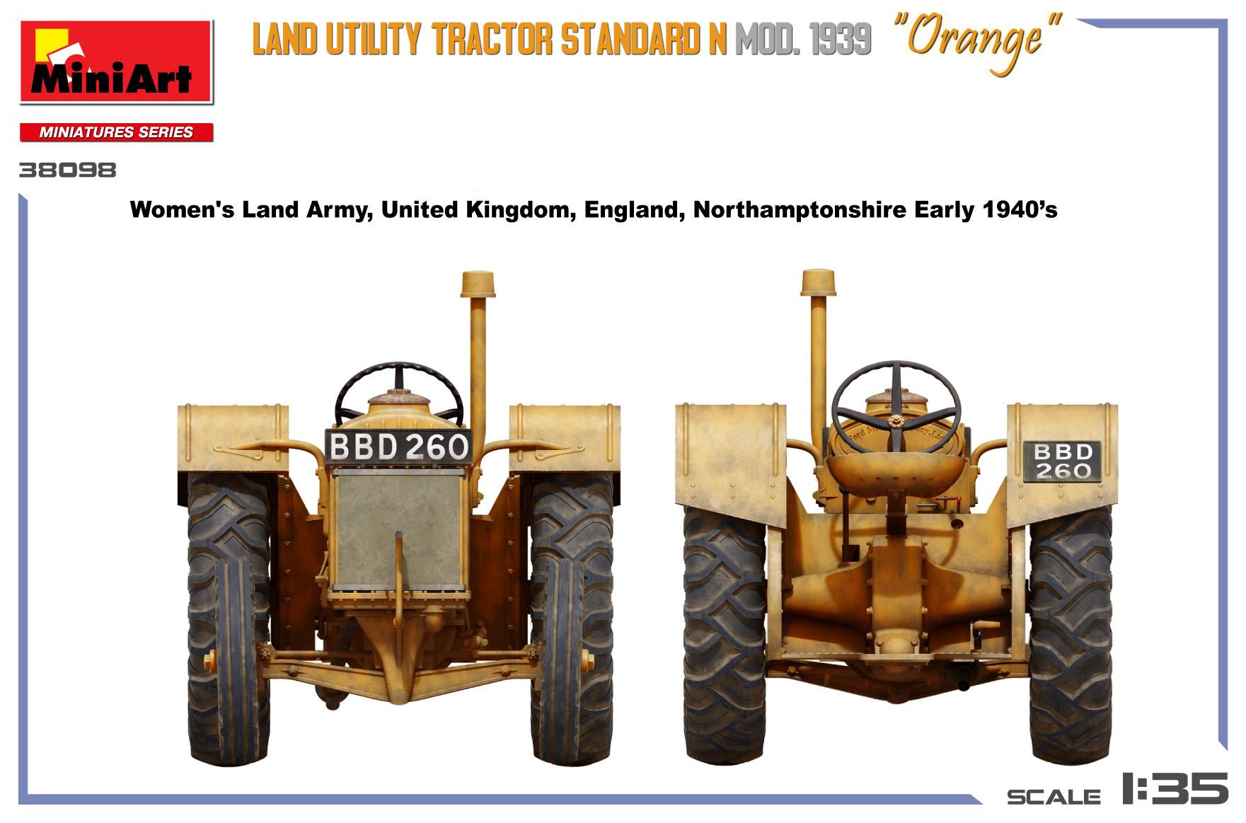 LAND UTILITY TRACTOR STANDARD N “Orange” MOD. 1939 – Image 3
