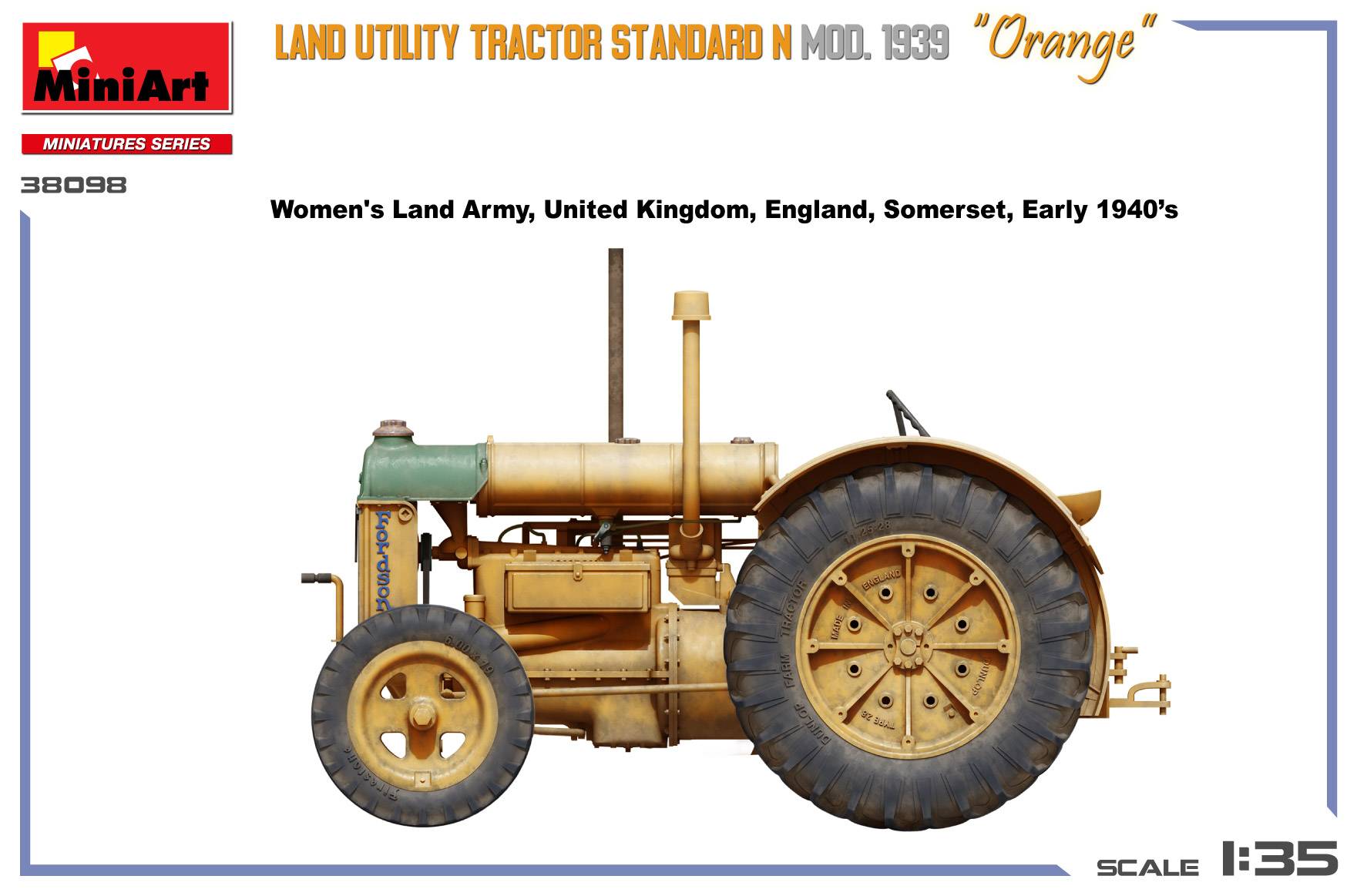 LAND UTILITY TRACTOR STANDARD N “Orange” MOD. 1939 – Image 4