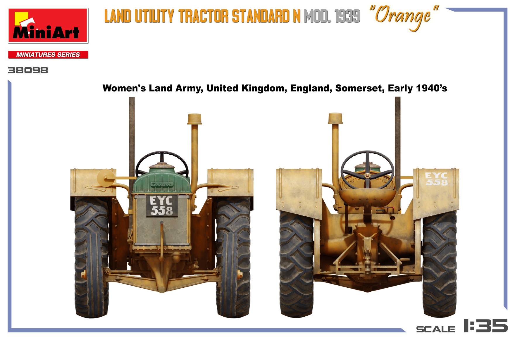 LAND UTILITY TRACTOR STANDARD N “Orange” MOD. 1939 – Image 5