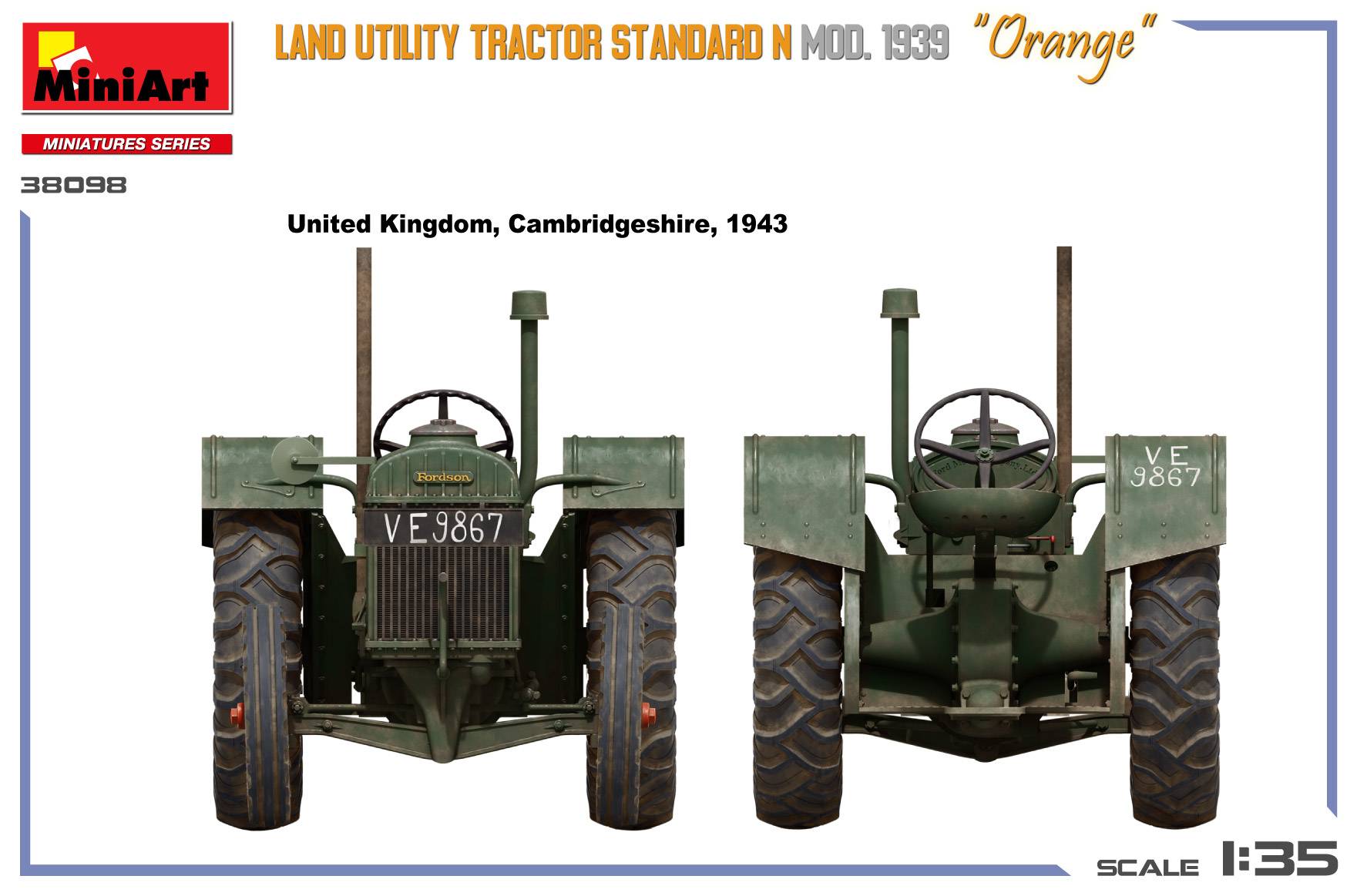 LAND UTILITY TRACTOR STANDARD N “Orange” MOD. 1939 – Image 7