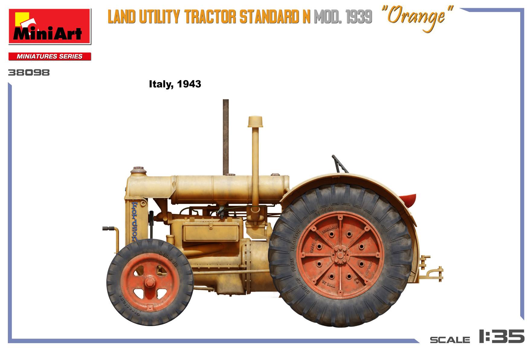 LAND UTILITY TRACTOR STANDARD N “Orange” MOD. 1939 – Image 8