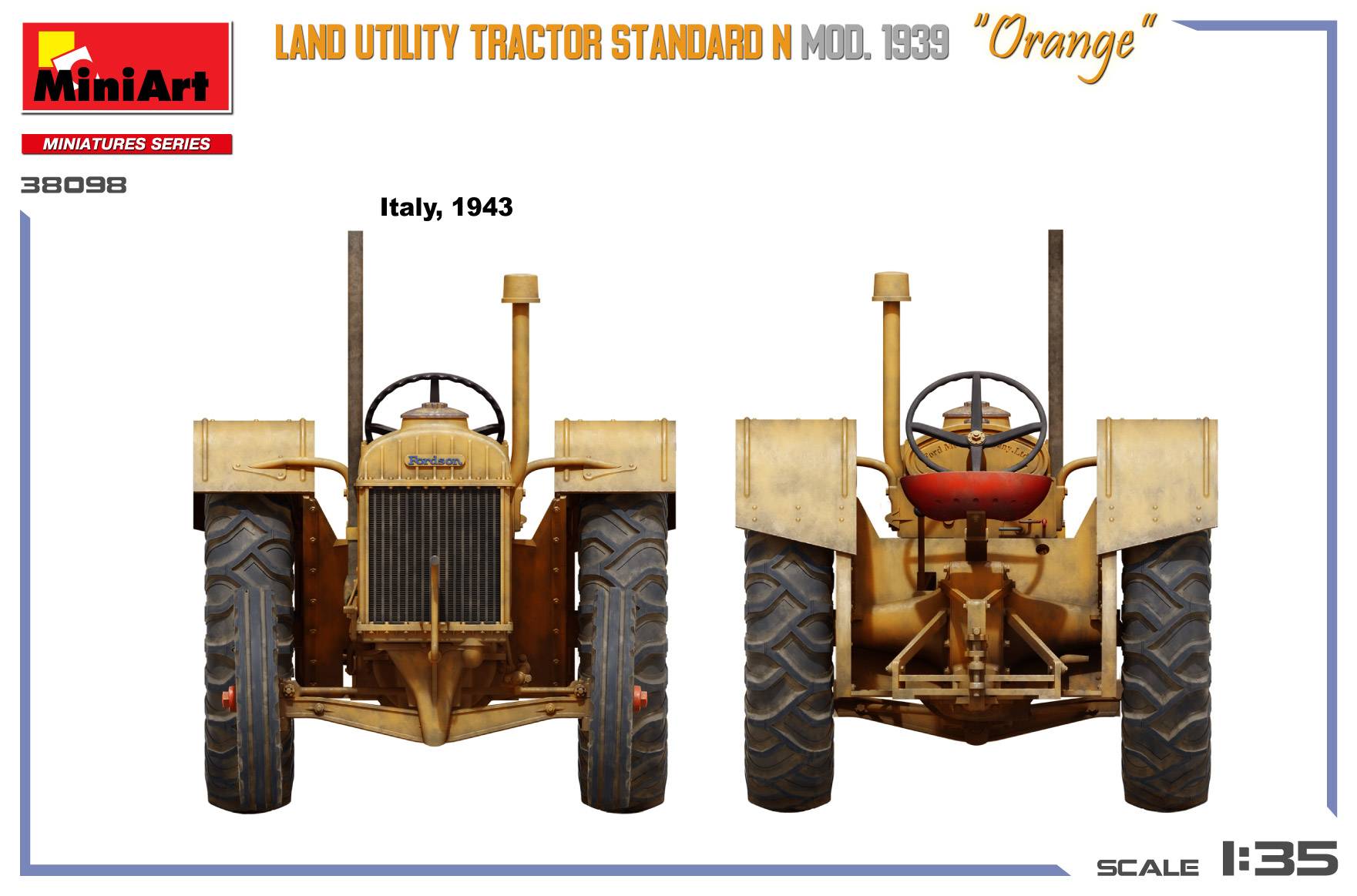LAND UTILITY TRACTOR STANDARD N “Orange” MOD. 1939 – Image 9