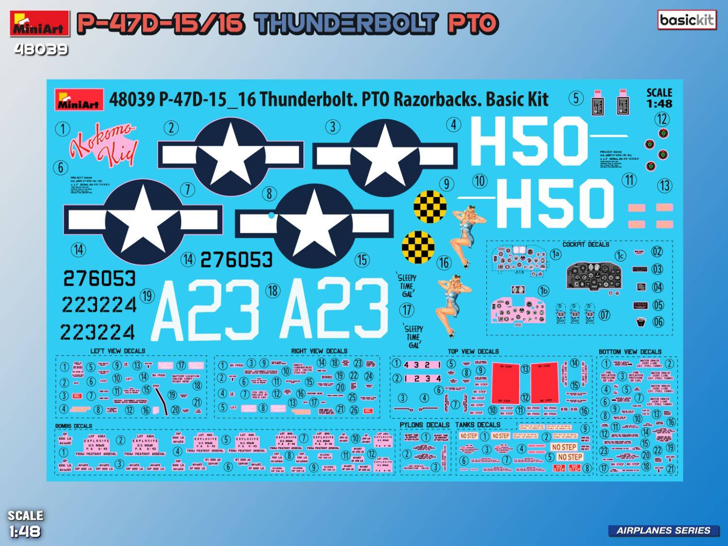 P-47D-15/16 THUNDERBOLT. PTO BASIC KIT – Image 2
