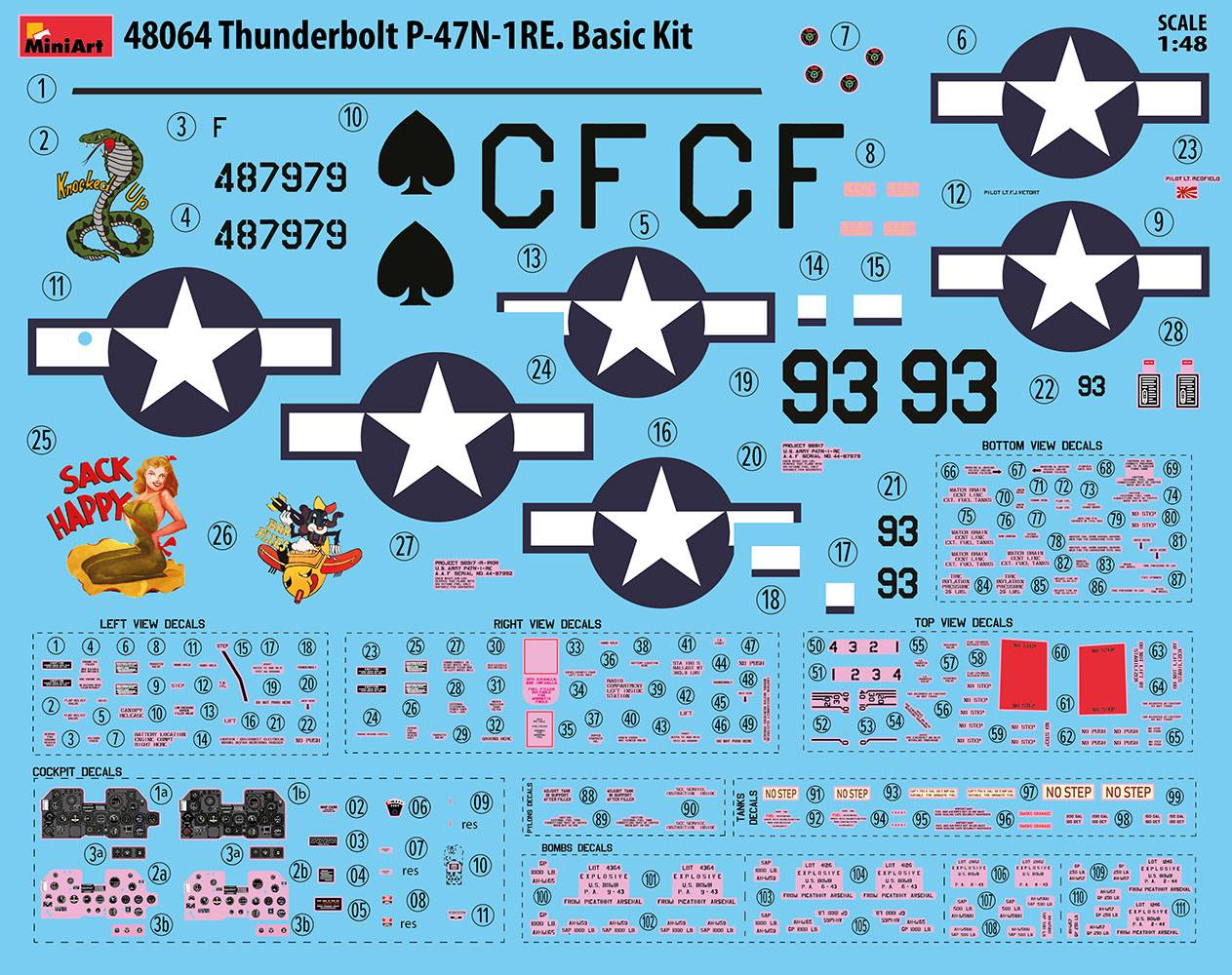 P-47N-1RE THUNDERBOLT BASIC KIT – Image 2