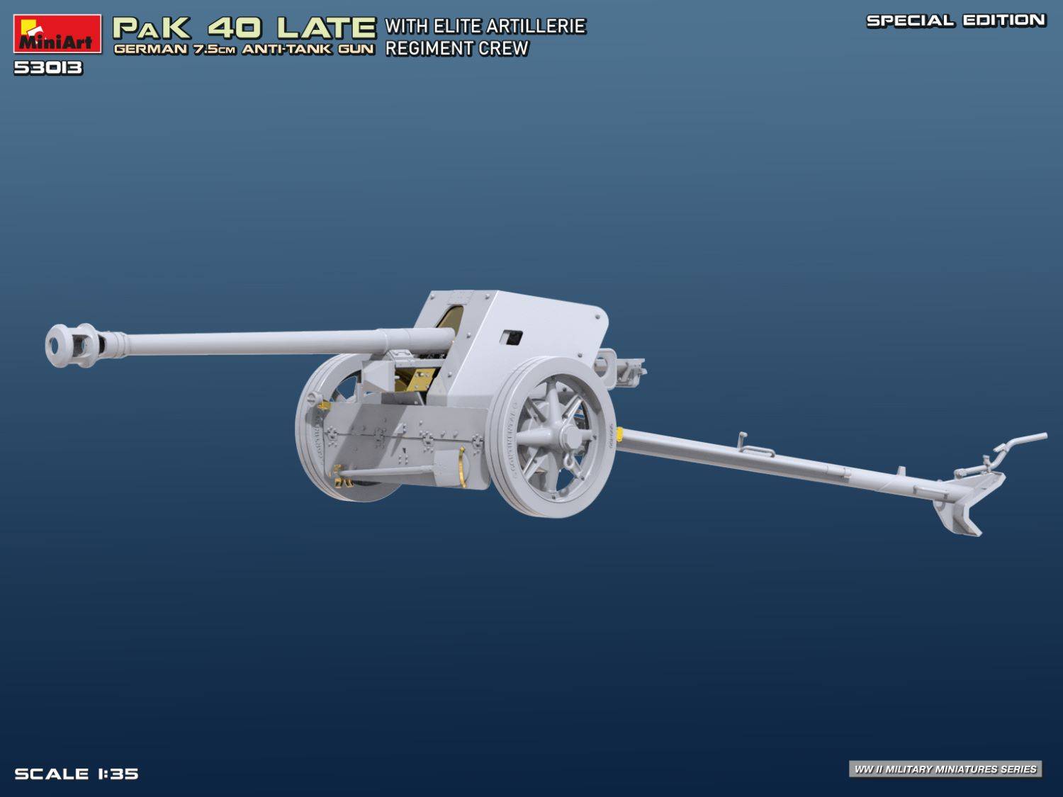 German 7.5cm PaK 40 Late w/Elite Artillerie Regiment Crew SPECIAL EDITION – Image 4