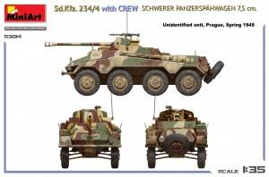 Sd.Kfz. 234/4 w/CREW Schwerer Panzerspähwagen 7,5 cm. – Image 5