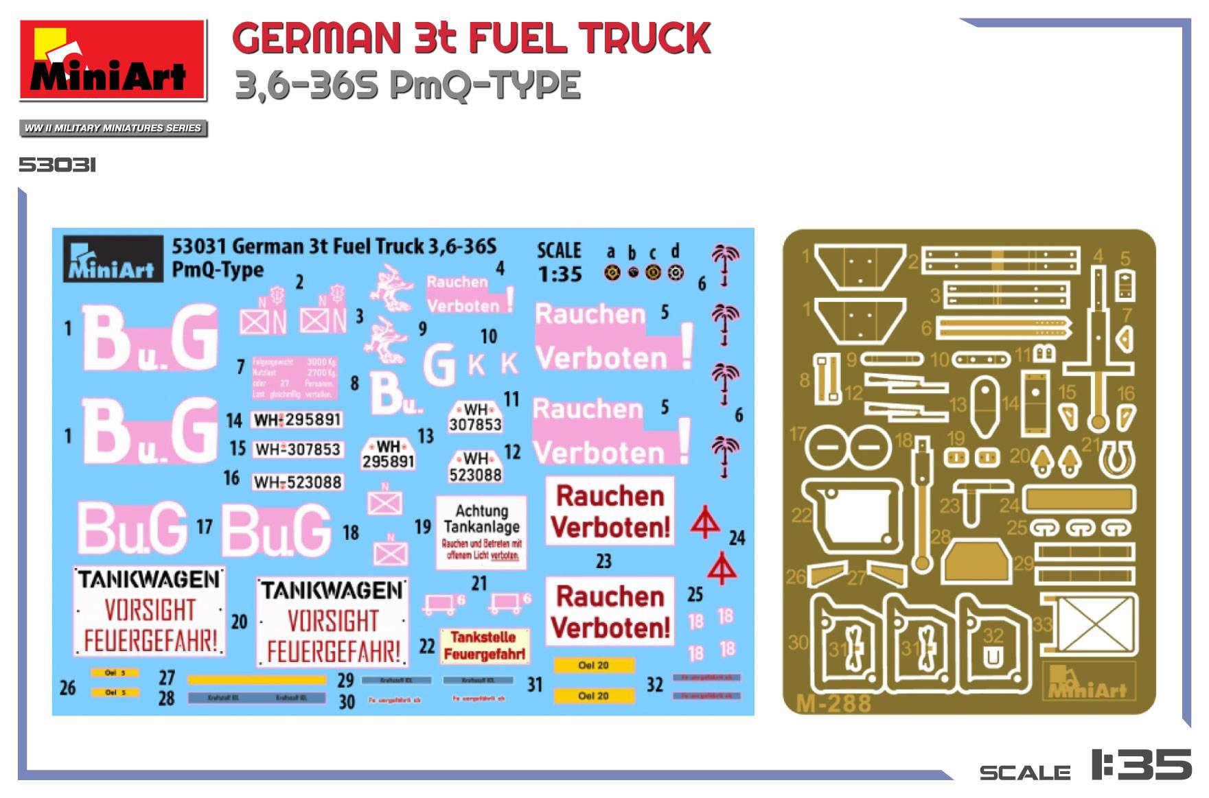 GERMAN 3t FUEL TRUCK 3,6-36S PmQ-TYPE – Image 2