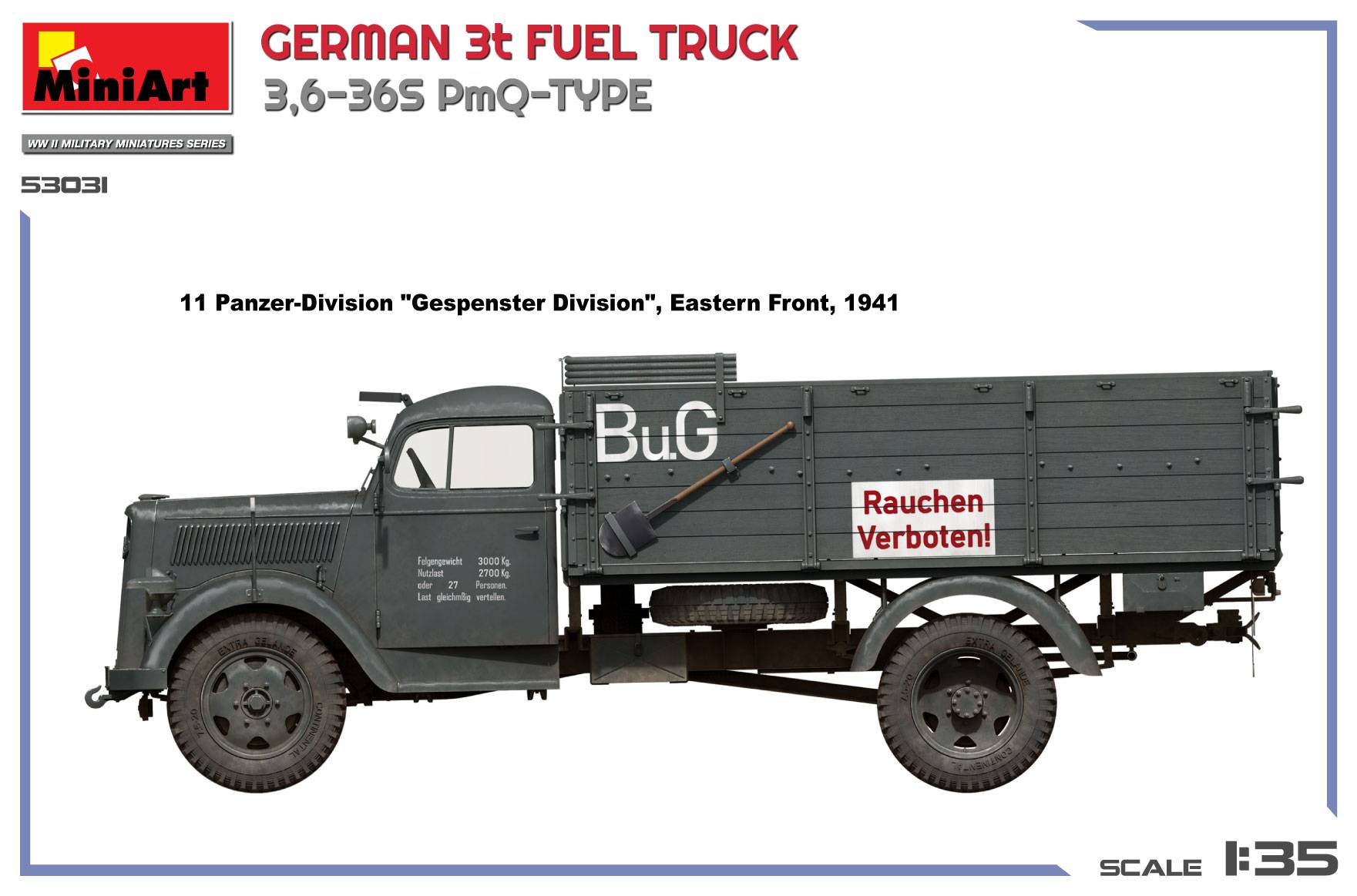 GERMAN 3t FUEL TRUCK 3,6-36S PmQ-TYPE – Image 5