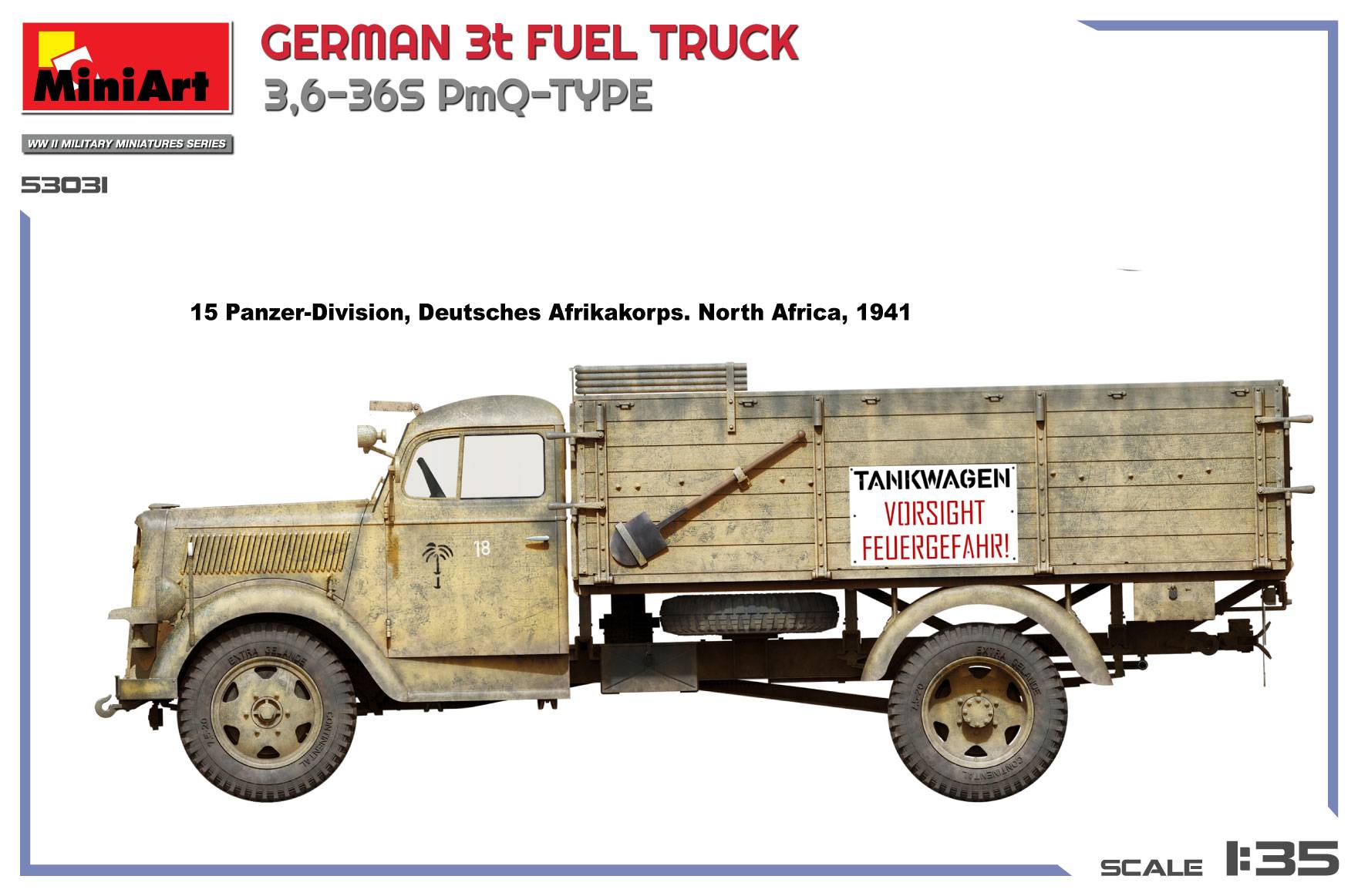 GERMAN 3t FUEL TRUCK 3,6-36S PmQ-TYPE – Image 7