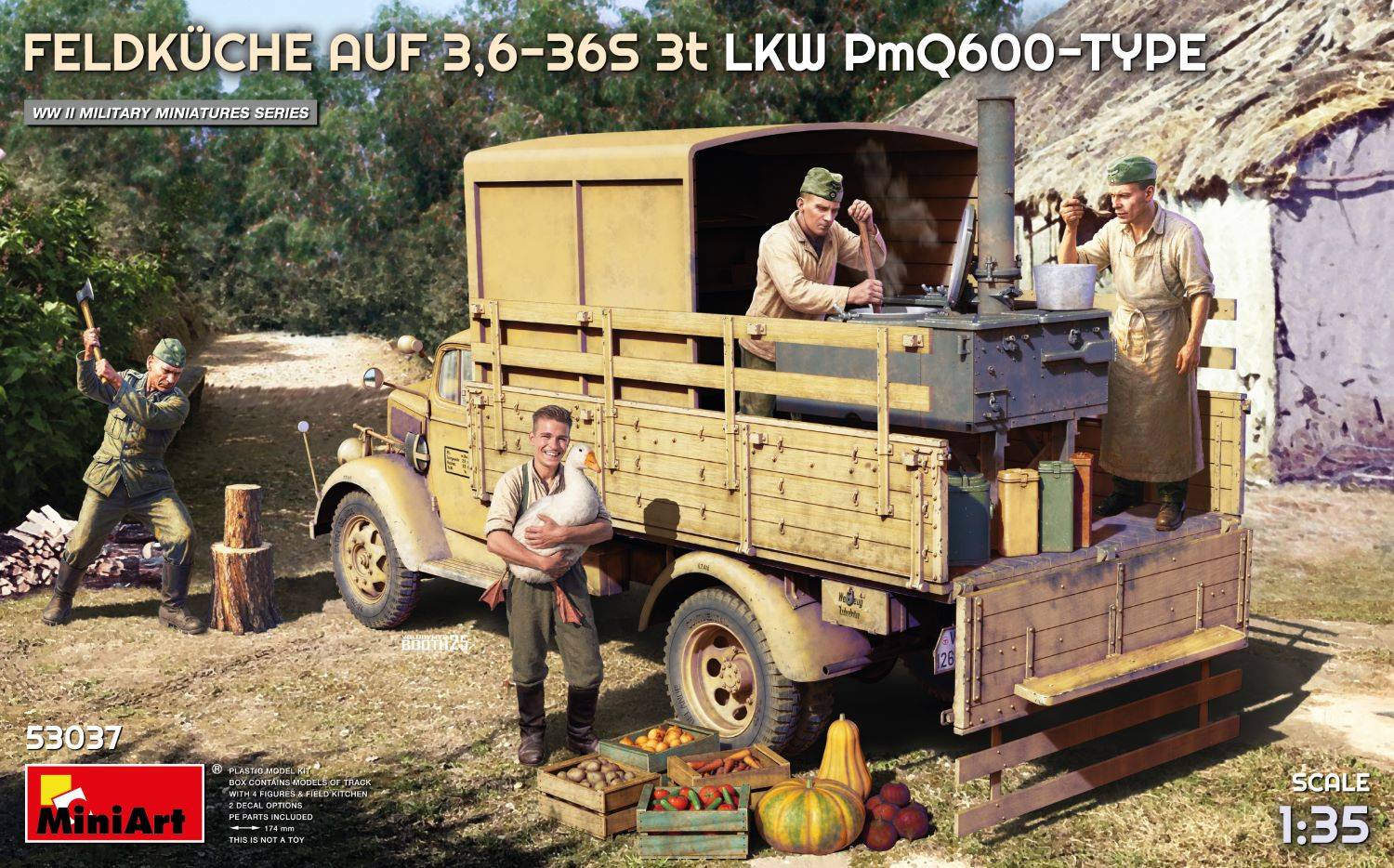 FELDKÜCHE AUF 3,6-36S 3t LKW PmQ600-TYPE