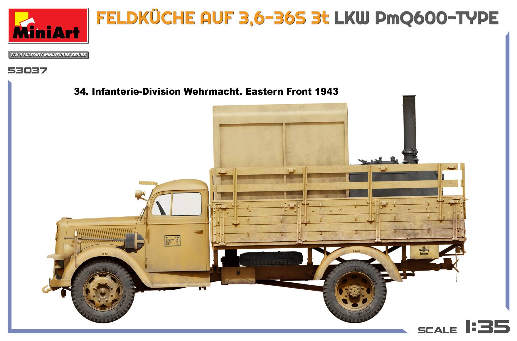 FELDKÜCHE AUF 3,6-36S 3t LKW PmQ600-TYPE – Image 3