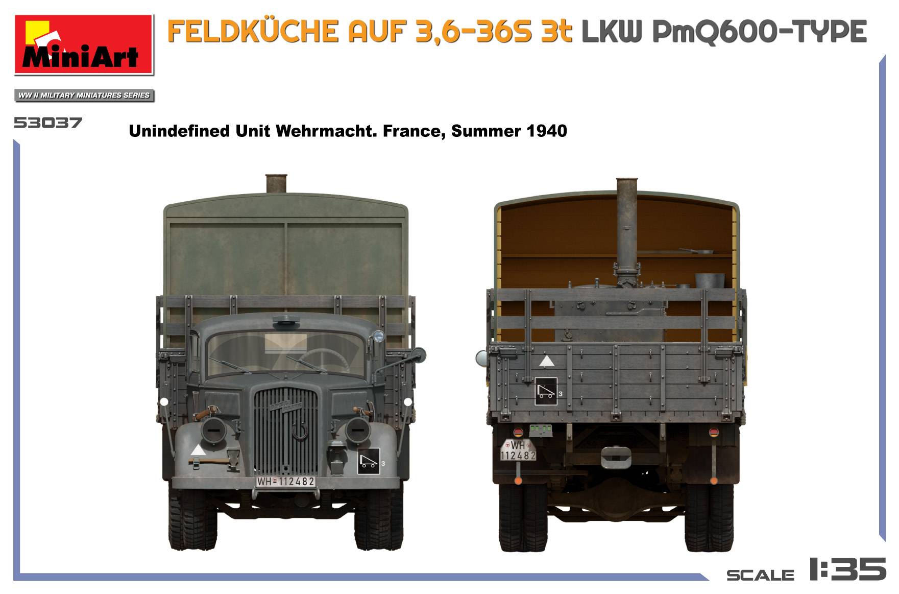 FELDKÜCHE AUF 3,6-36S 3t LKW PmQ600-TYPE – Image 5