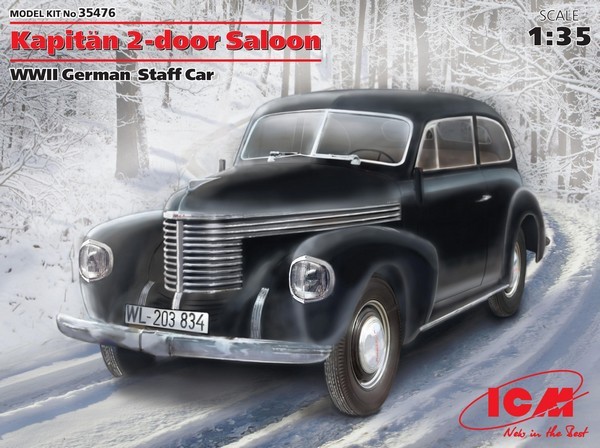 Kapitan 2-door Saloon WWII German Staff Car