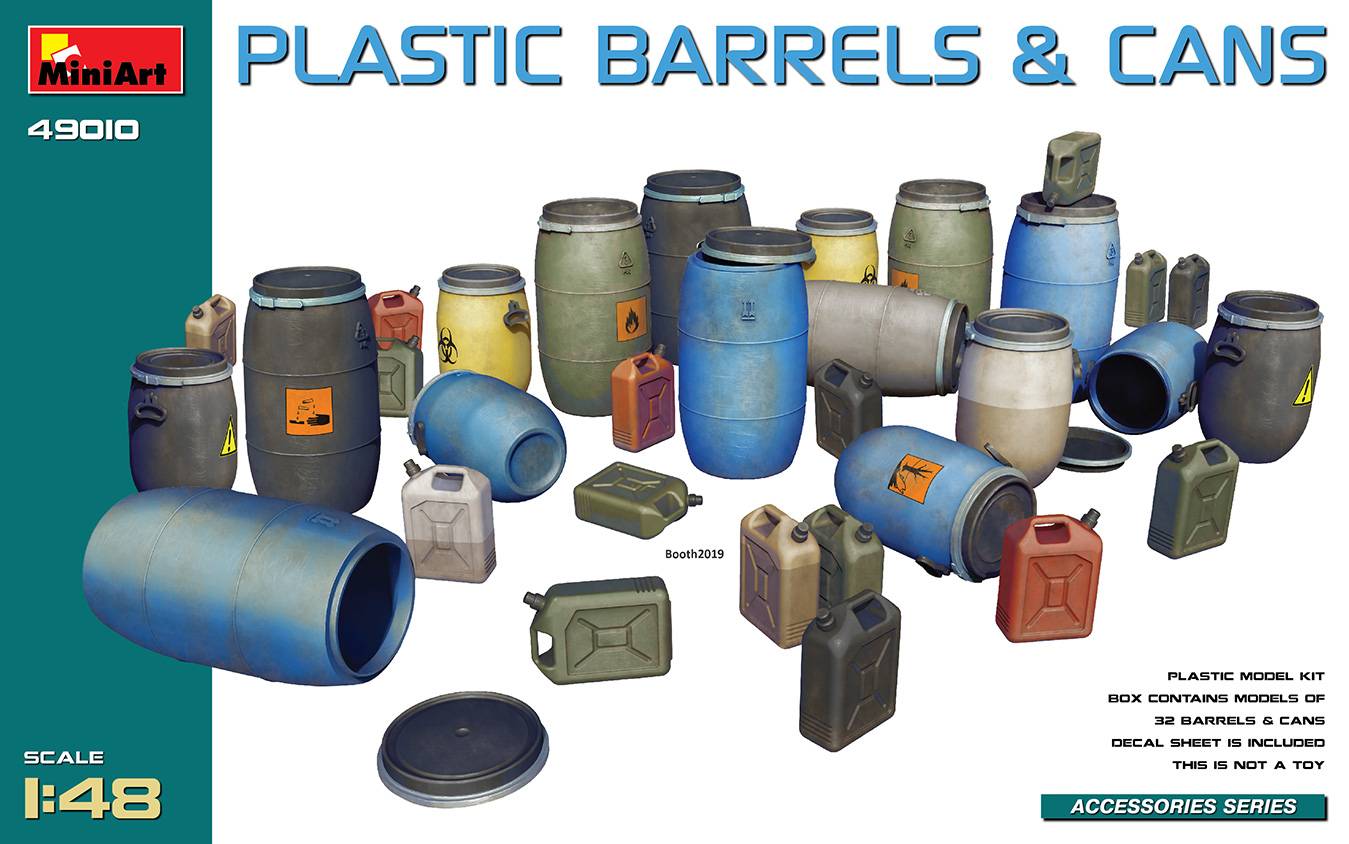 PLASTIC BARRELS & CANS