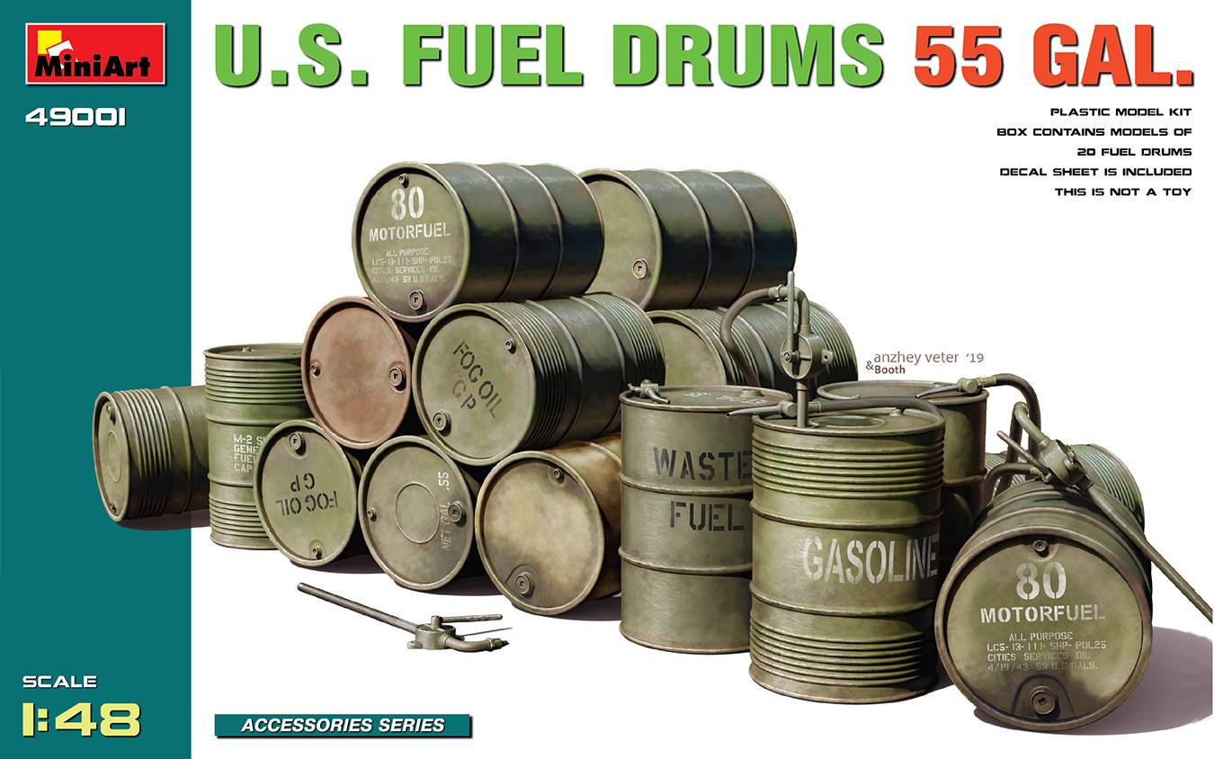 U.S. FUEL DRUMS 55 GAL.