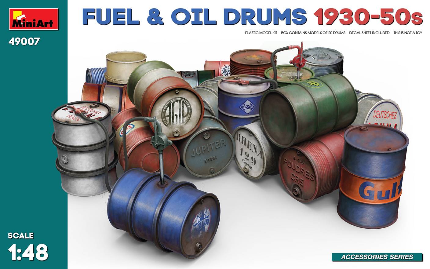 FUEL & OIL DRUMS 1930-50s