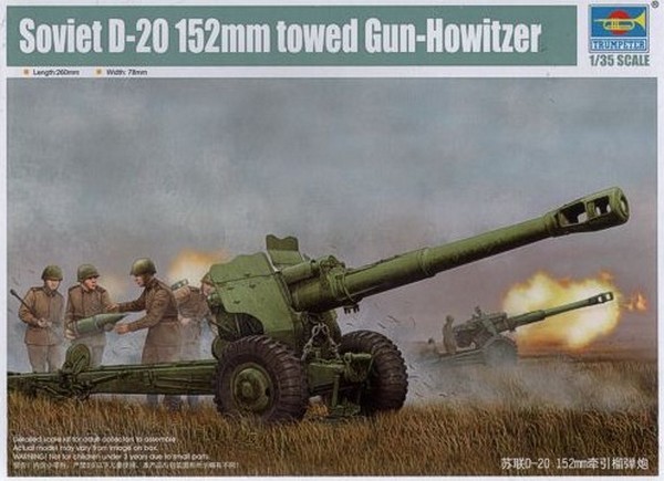 Soviet D-20 152mm towed Gun-Howitzer