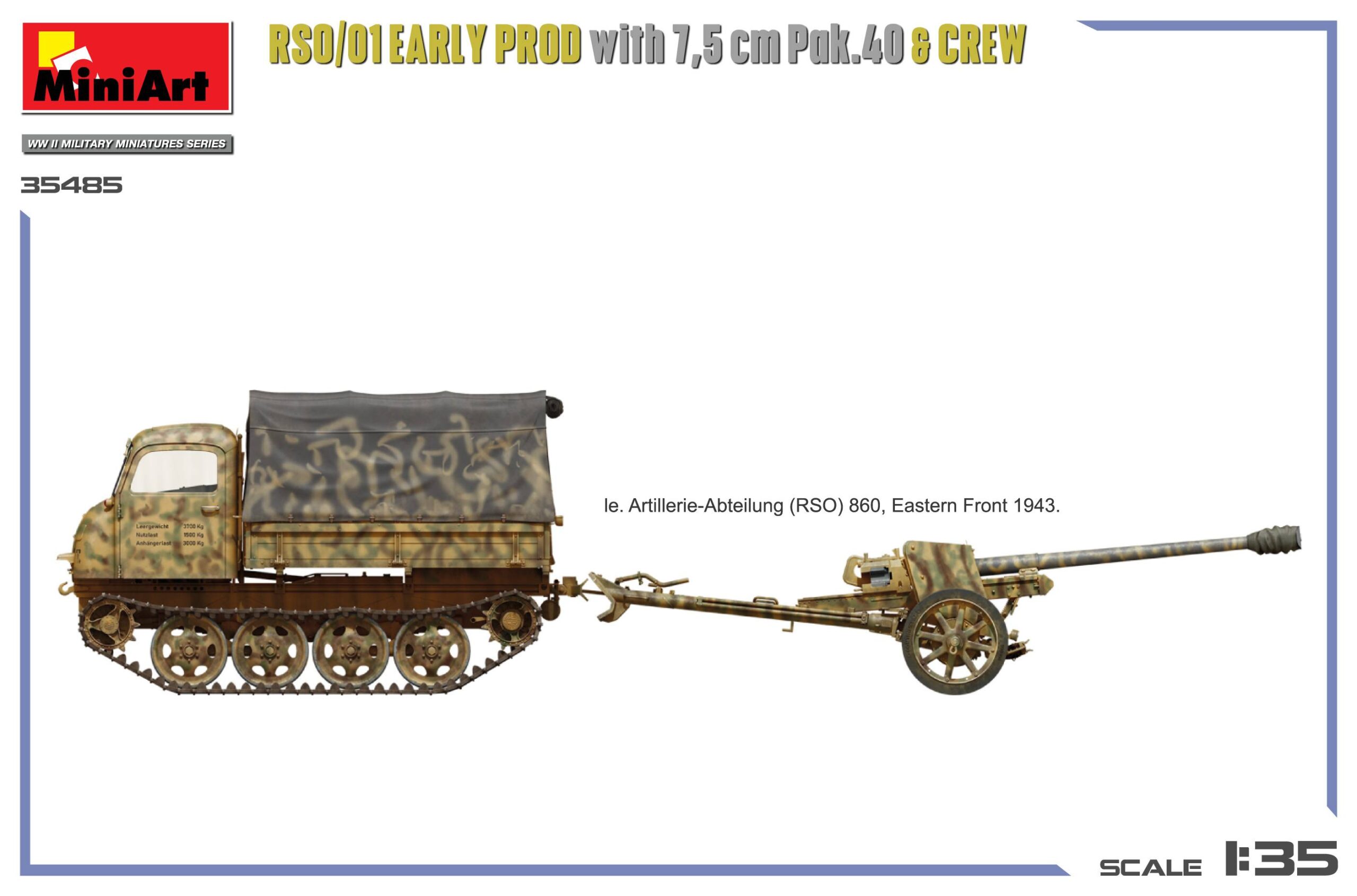 RSO/01 EARLY PROD with 7,5 cm Pak.40 & CREW – Image 4