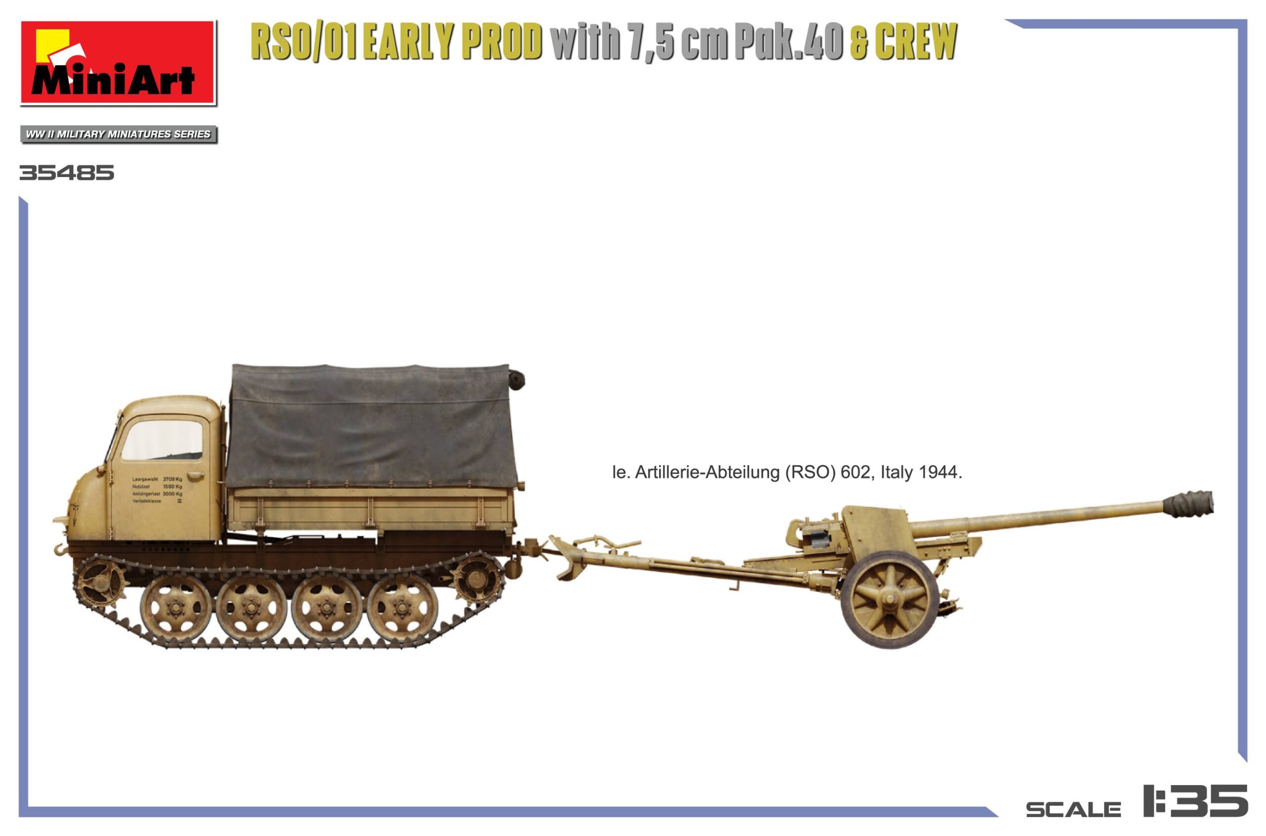 RSO/01 EARLY PROD with 7,5 cm Pak.40 & CREW – Image 5
