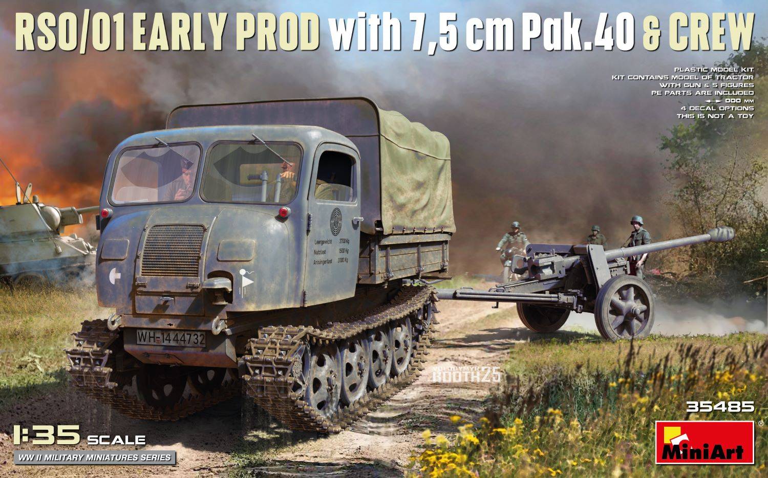 RSO/01 EARLY PROD with 7,5 cm Pak.40 & CREW