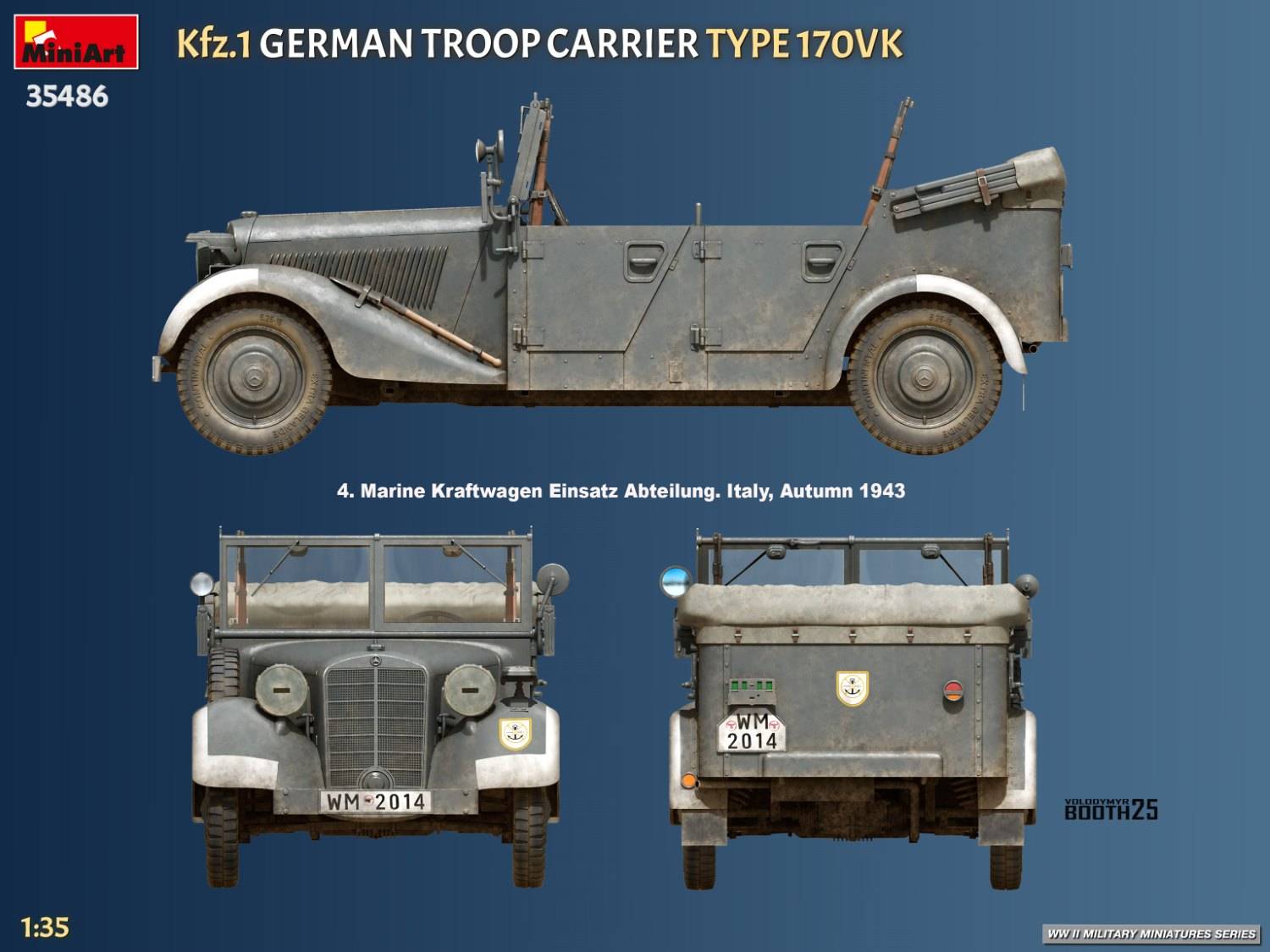 Kfz.1 German Troop Carrier Type 170VK – Image 14
