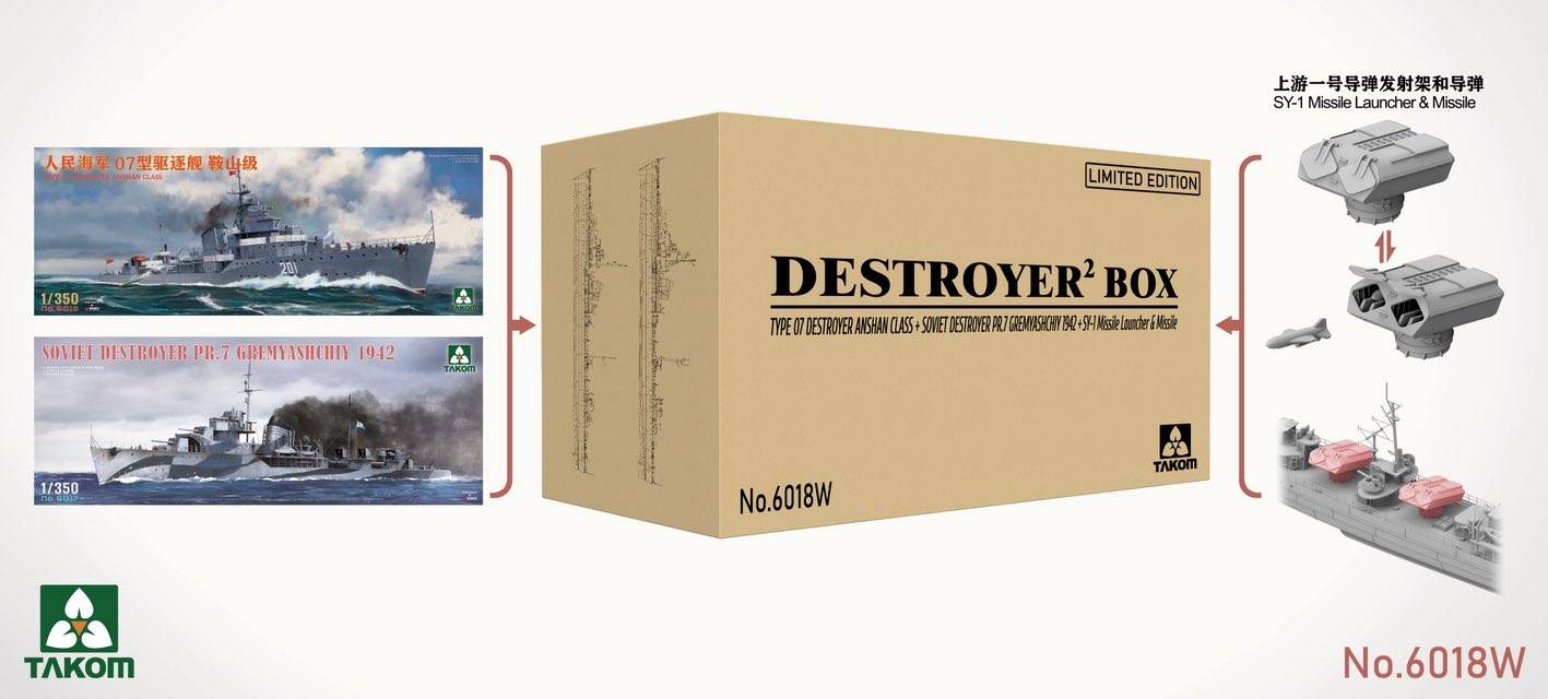 Destroyers² Box - Anshan Class + Soviet PR.7+Bonus