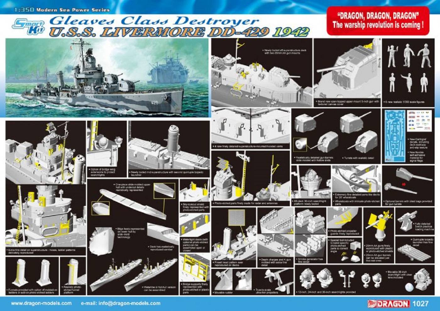 USS Livermore DD-429 1942 Gleaves Class Destroyer – Image 2