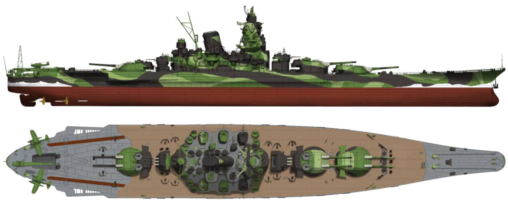 IJN Super Yamato-class Kii Deluxe Kit – Image 2