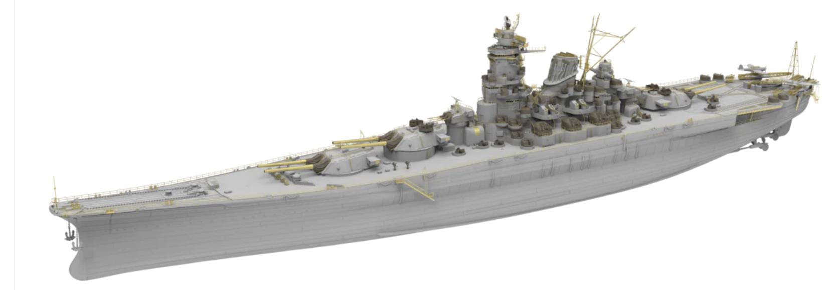 IJN Super Yamato-class Kii Deluxe Kit – Image 3