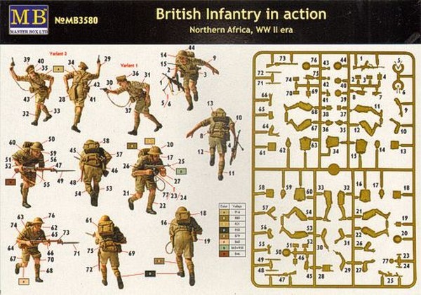 British Infantry in action, Northern Africa, WW II era – Image 2