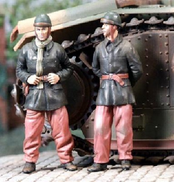 CONDUCTEUR ET TIREUR FRANCAIS - CHAR B1 bis MAI 1940