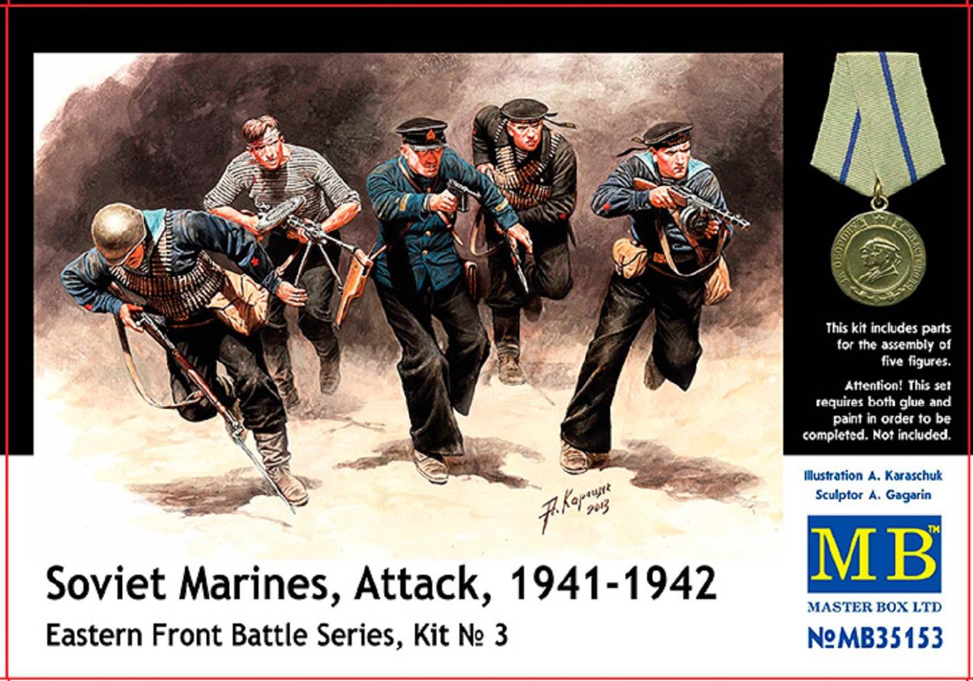 Soviet Marines, Attack, 1941-1942. Eastern Front Battle Series, Kit No. 3