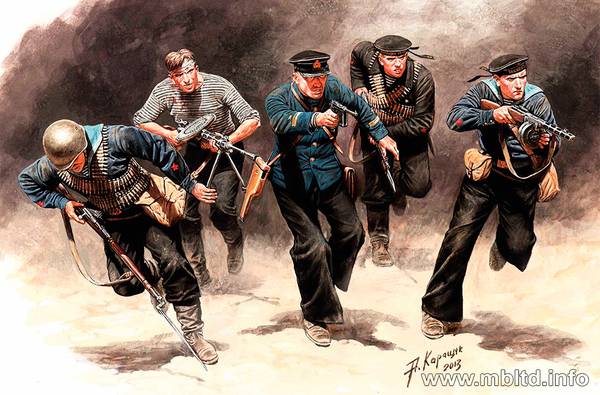 Soviet Marines, Attack, 1941-1942. Eastern Front Battle Series, Kit No. 3 – Image 8