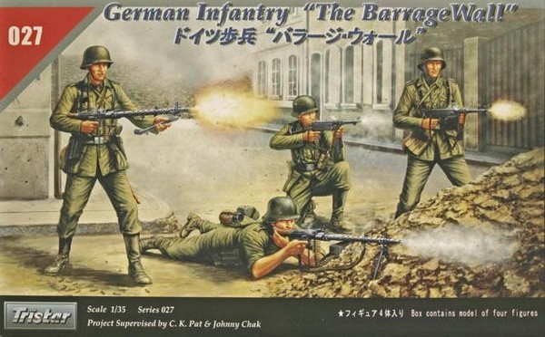 German Infantry The Barrage Wall