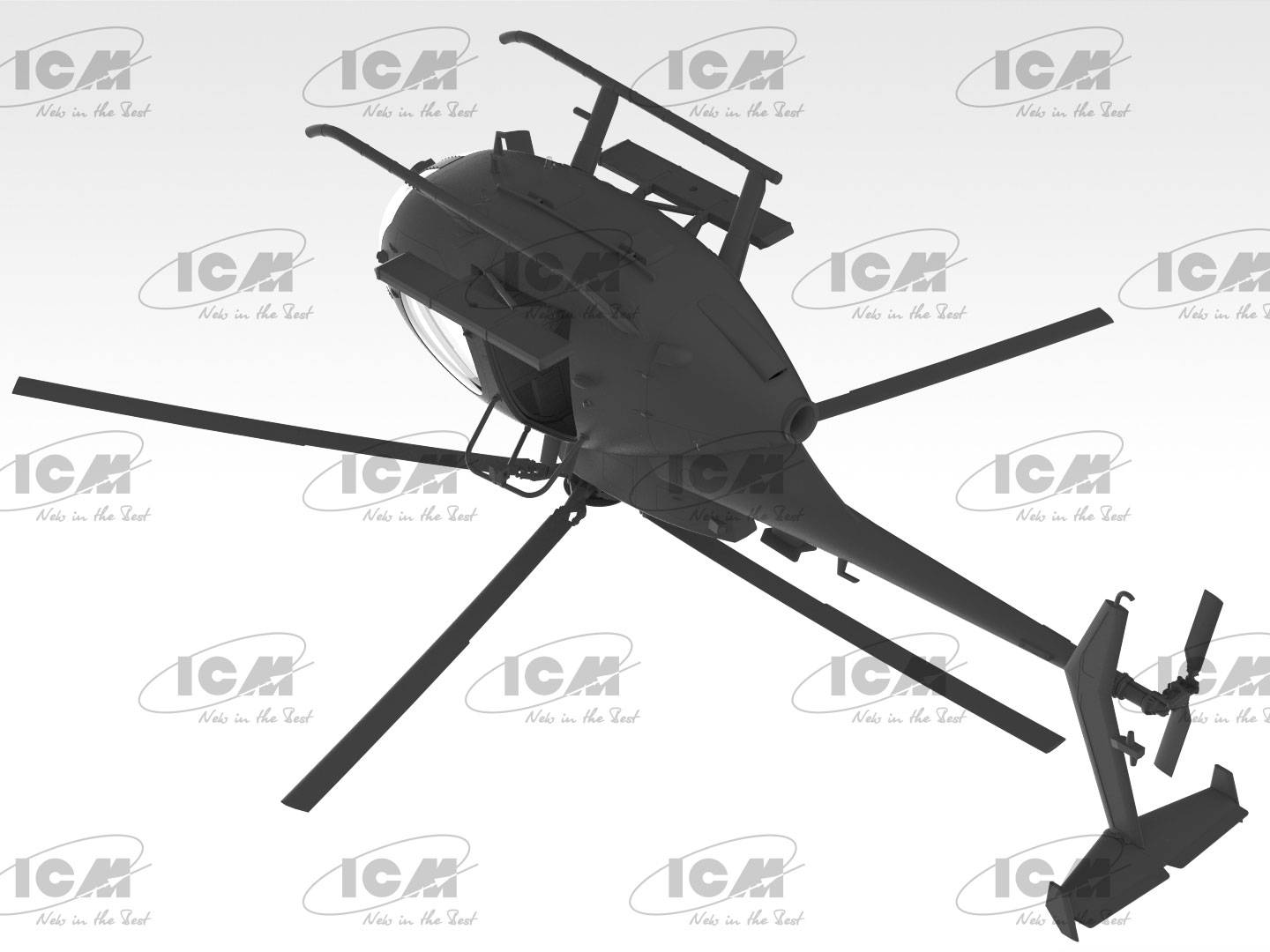 MH-6J Little Bird US Special Forces Helicopter – Image 9